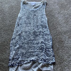 Olive and oak knit tank top size S